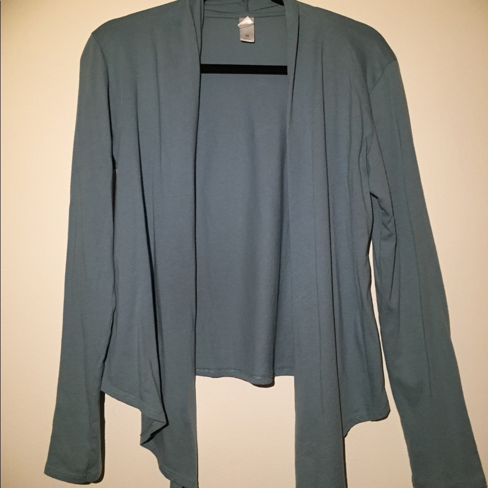 Blue cardigan